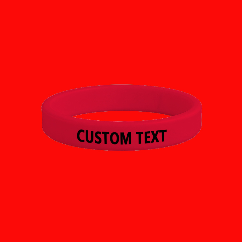 30pc Custom Silicone Bracelets Set, Personalised Gift